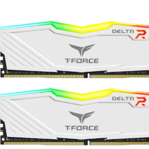 Memoria RAM DDR4 16GB 3600MHz TEAMGROUP T-FORCE DELTA RGB 2x8GB Blanco TF4D416G3600HC18JDC01